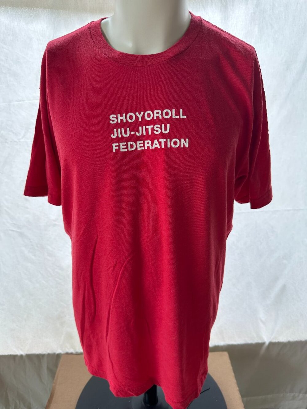 Shoyoroll Jiu Jitsu Federation Men's Red T Shirt Size 2XL